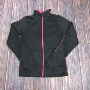 Fox Riders Co Jacket Womens Small Full Zip Fleece Lined Athletic Hoodie